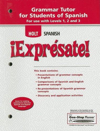 Read Online Holt Spanish 2 Grammar Tutor Answers 7 