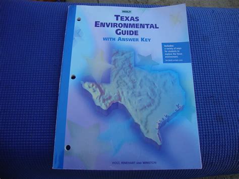 Read Holt Texas Environmental Guide With Answer Key 