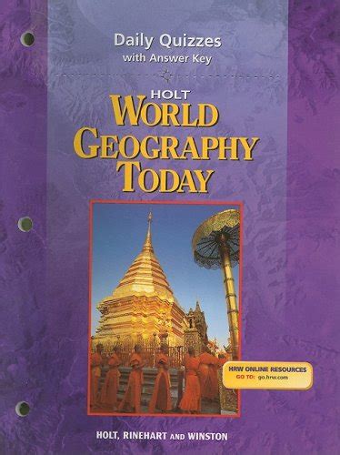 Read Online Holt Word Geography Today Daily Quiz Chapter 20 3 