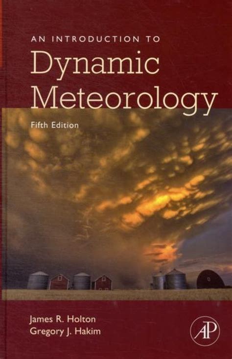 Read Holton An Introduction To Dynamic Meteorology Pdf 