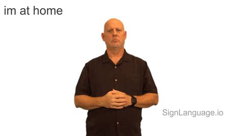 home in ASL Example 1 American Sign Language