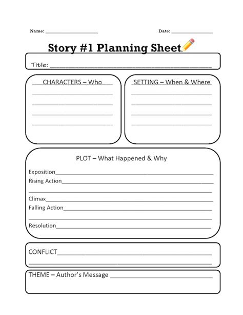 Home Page Story Planner Plan For Writing - Plan For Writing