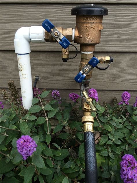 Home Sprinkler System Backflow Preventer