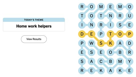Home Work Helpers Strands