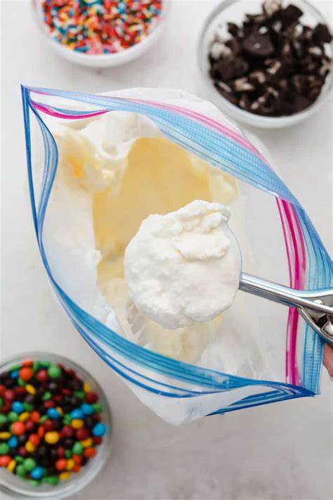 Homemade Ice Cream In A Bag Science Experiment Science Experiments With Ice Cream - Science Experiments With Ice Cream