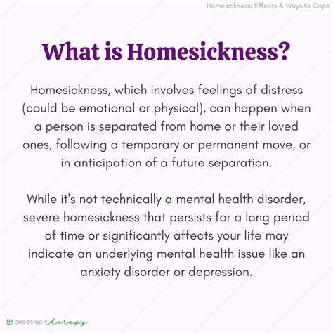 homesickness meaning