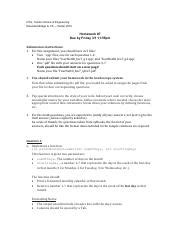 Homework 7 Cs Nyu
