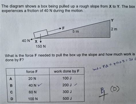 homework and exercises - Friction on a box being pulled up a …