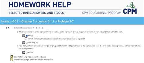 Homework Help Cpm 6th Grade Cpm 7th Grade - Cpm 7th Grade