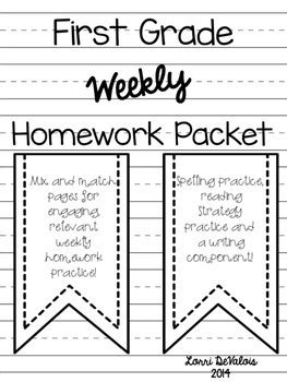 Homework Packets For 1st Graders Independent Study Packet Second Grade Homework Packet - Second Grade Homework Packet