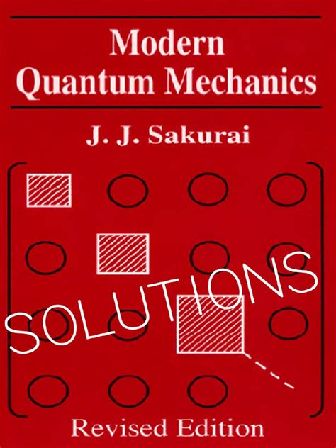 Full Download Homework Solution For Quantum Sakurai 