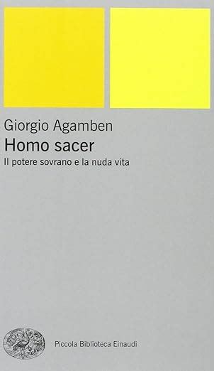 Download Homo Sacer Il Potere Sovrano E La Nuda Vita 