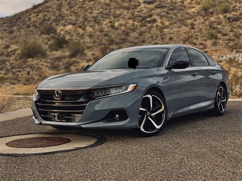 2022 Honda Accord: Striking in Sonic Gray, a Symphony of Sophistication
