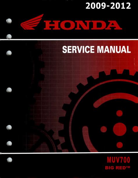 Read Online Honda Big Red Muv 700 Service Manual 