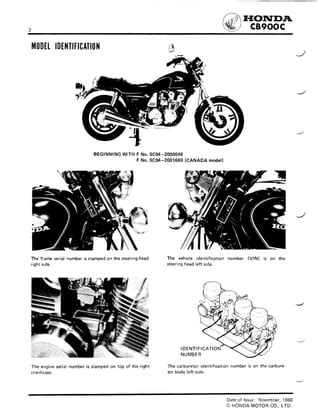 Full Download Honda Cb900C Service Manual File Type Pdf 