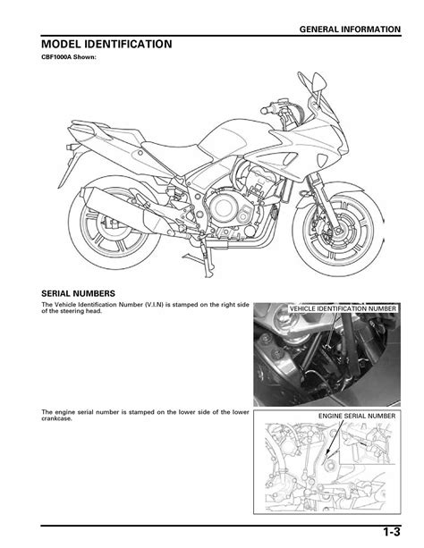 Read Honda Cbf 1000 Service Manual Free Download 