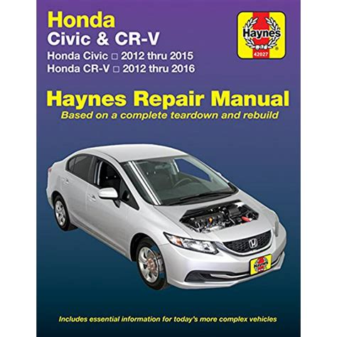 Read Online Honda Civic Cr V Haynes Repair Manual 