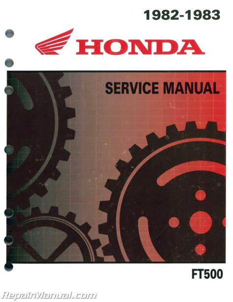 Full Download Honda Ft500 Service Manual 