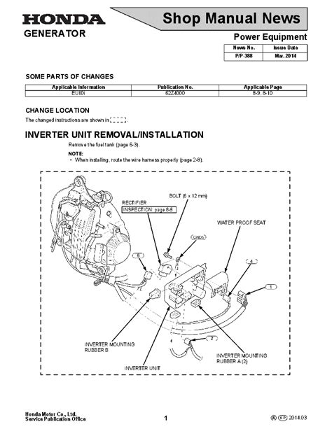 Download Honda Generator Service Manual File Type Pdf 