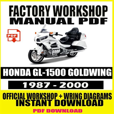 Read Honda Gold Wing Gl1500 Workshop And Repair Manual 94 