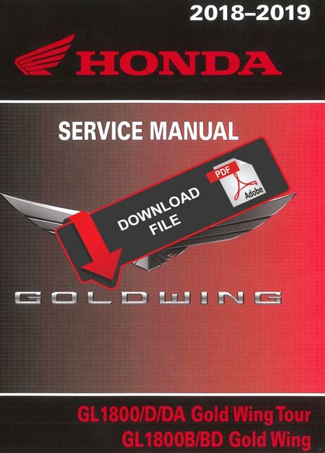 Download Honda Goldwing 1800 Service Manual 