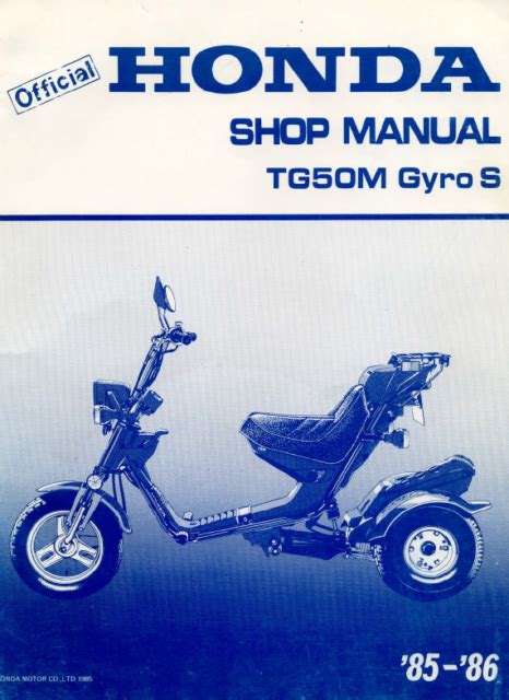 Full Download Honda Gyro Up Service Manual Symoco 