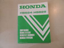 Download Honda Hs 970 Service Manual 