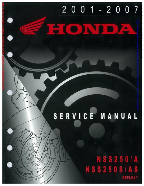 Read Online Honda Nss250 Reflex Service Manual 2008 