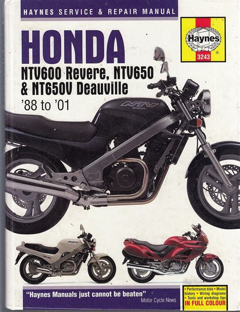Read Online Honda Ntv600 Revere Ntv650 And Ntv650V Deauville Service And Repair Manual 1988 To 2005 Haynes Service And Repair Manuals 