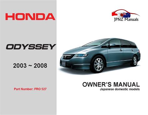 Full Download Honda Odyssey Repair Manual 2003 