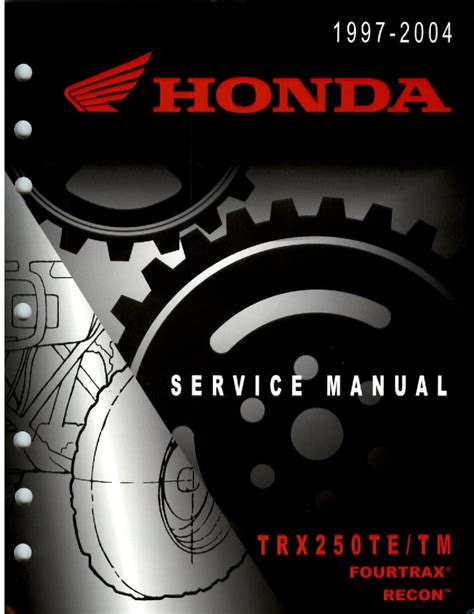 Read Honda Recon Service Manual Free Download 