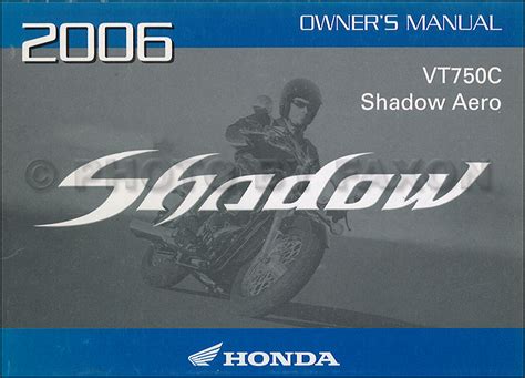Read Honda Shadow Aero 750 Owners Manual 
