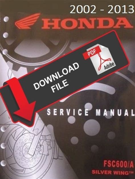 Download Honda Silverwing Fsc600 Service Manual Download 