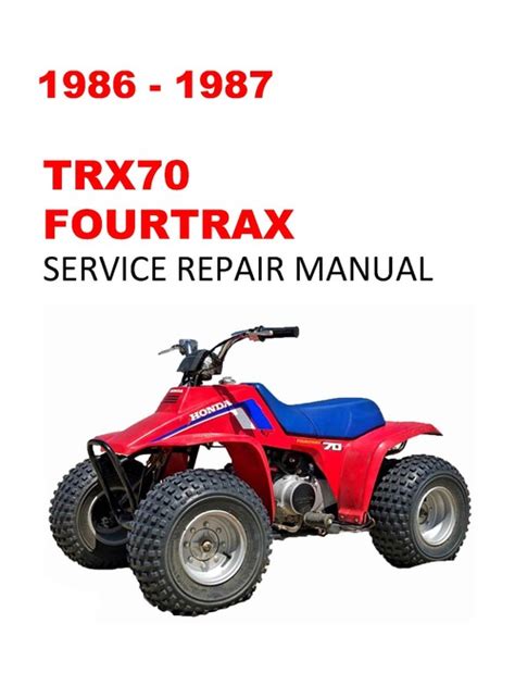 Download Honda Trx70 Shop Manual 