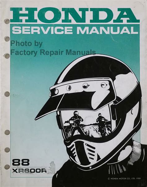 Read Online Honda Xr600R Service Manual Repair 1988 2015 Xr600 