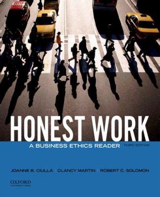 Read Honest Work A Business Ethics Reader 3Rd Edition Pdf Free 
