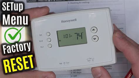 Honeywell Temp Controllers Reset
