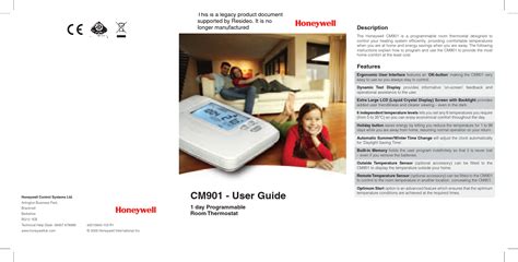 Read Honeywell Cm901 User Guide 