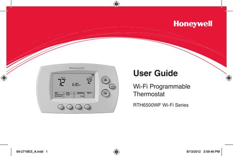 Full Download Honeywell Thermostat User Guide 