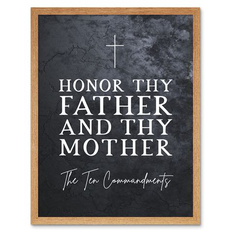 honor thy father and mother commandment