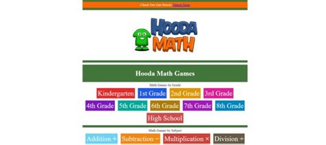 Hooda Math Website