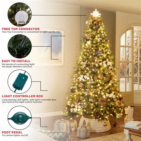 hook up pre lit christmas tree