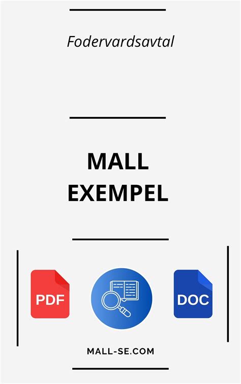 hooks fodervardsavtal