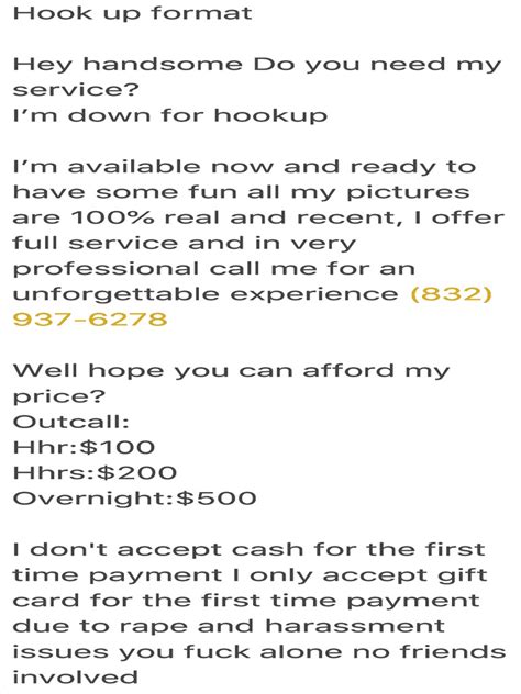 Hookup Dating Format