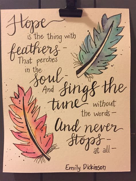 Hope With Feathers
