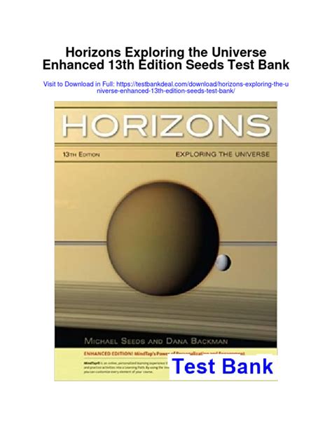 Download Horizons Exploring The Universe 13Th Edition Answers 