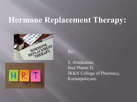 Hormone Replacement Therapy Ppt
