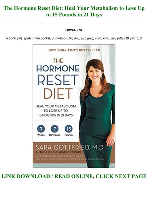 Hormone Reset Diet Pdf
