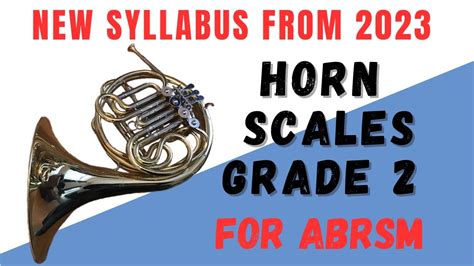 Read Horn Grade 2 Abrsm 