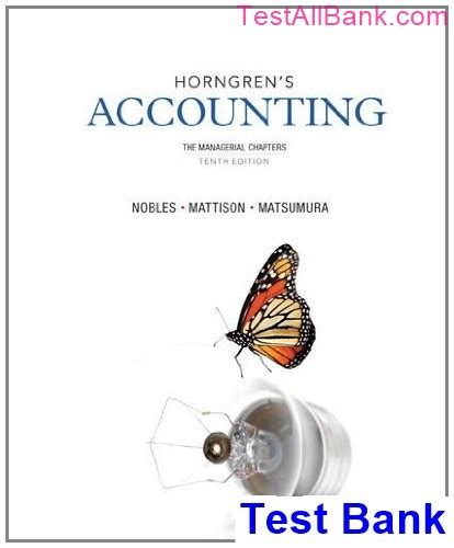 Download Horngrens Accounting The Managerial Chapters 10Th Edition 